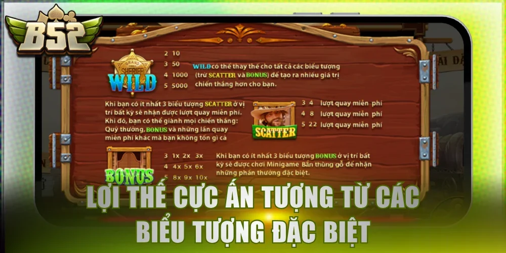 Lợi thế cực ấn tượng từ các biểu tượng đặc biệt